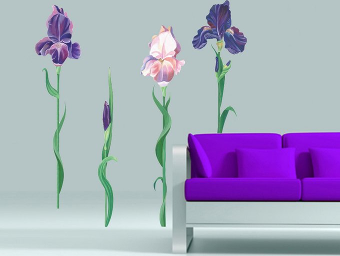 Декоретто ирисы d2026