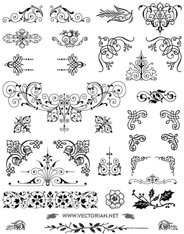 Винтажные узоры