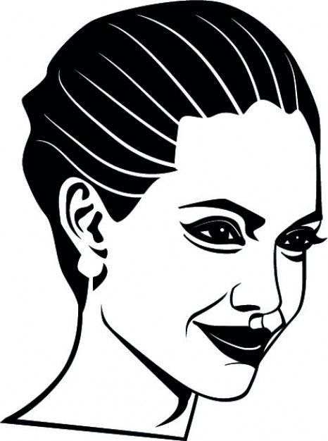 Анджелина Джоли вектор