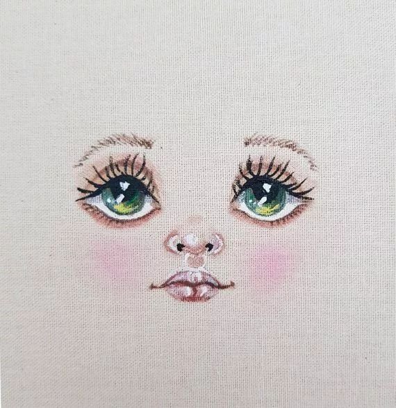 Рисование глаз куклам