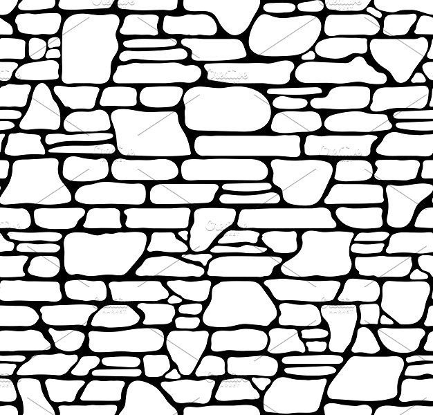 Кирпичная стена рисунок