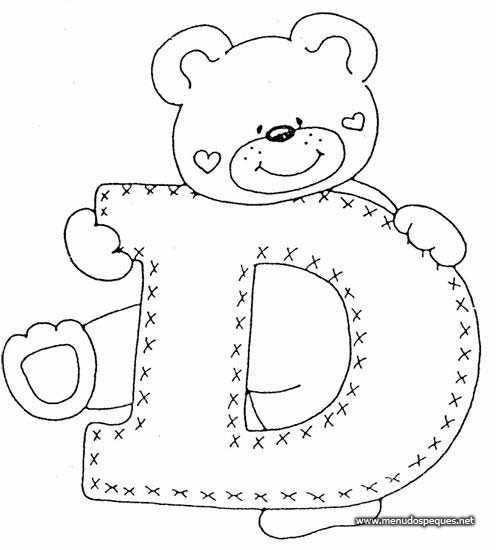 Объемные буквы для раскрашивания