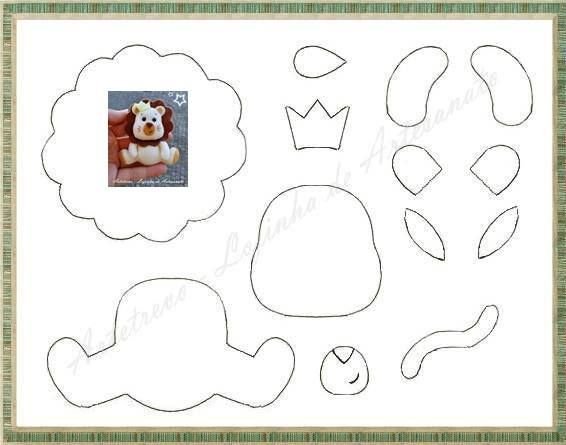 Лекала для поделок из фетра