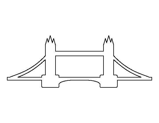 Силуэт моста