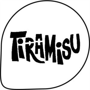 Надпись тирамису трафарет