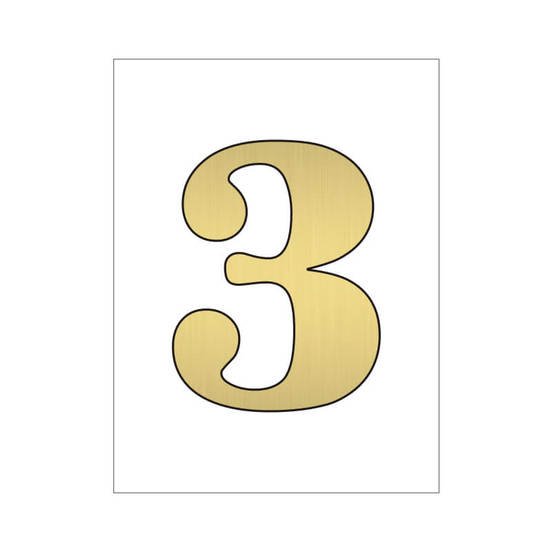 Цифра 3 картинки для печати