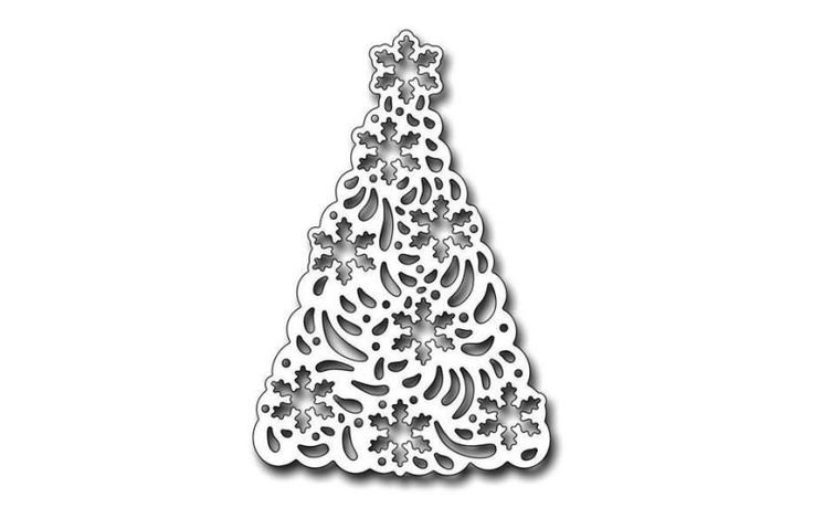 Вытынанка Новогодняя елка