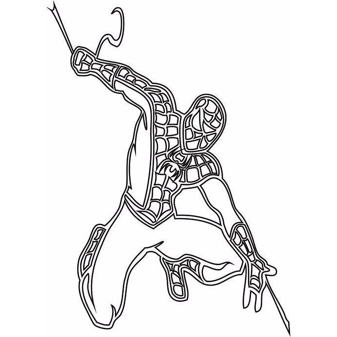 Трафареты для 3д ручки человек паук