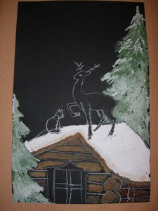 Серебряное копытце на окне