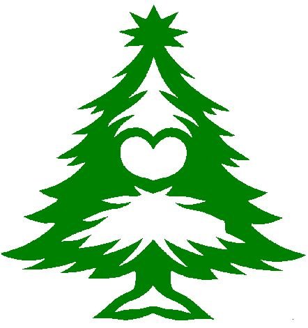 Елка для вырезания