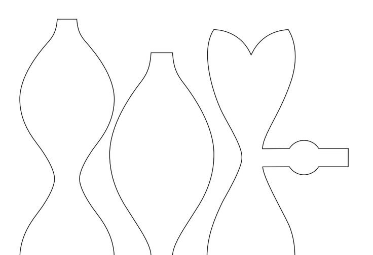 Бант трафарет