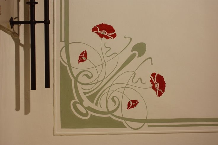Роспись стен орнамент Модерн