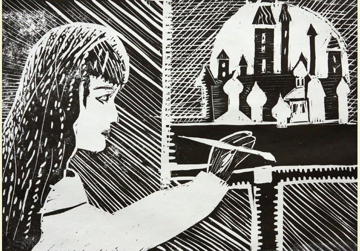 Гравюра на картоне