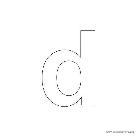 Буква d в английском маленькая