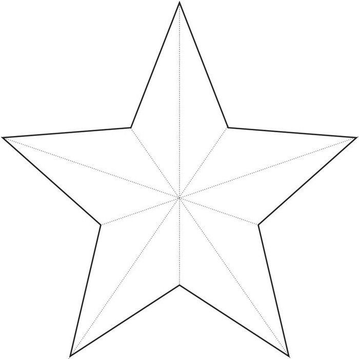 Макет звезды