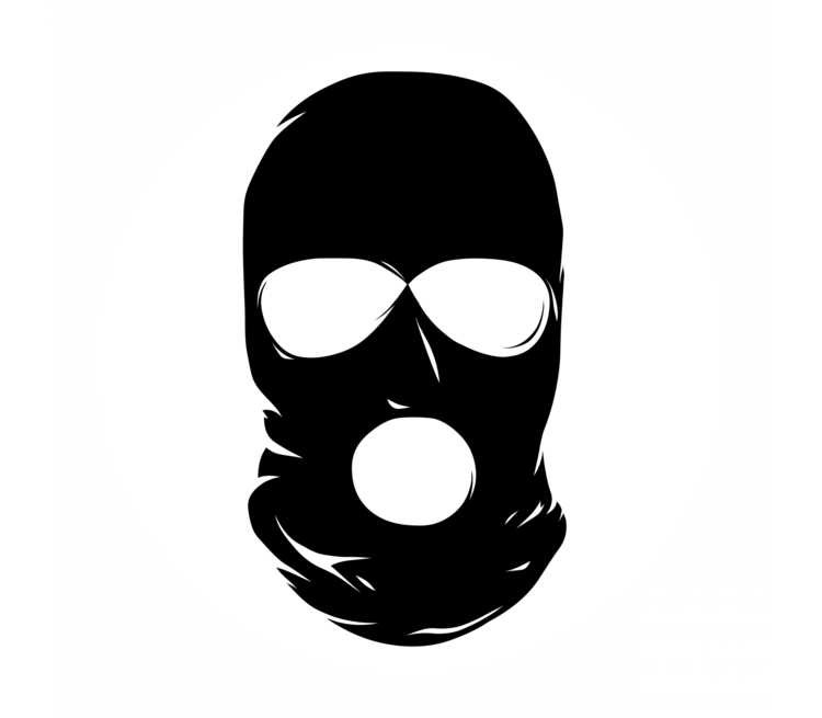 Балаклава трафарет