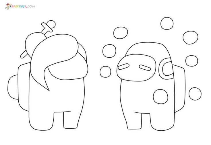 Импостер раскраска