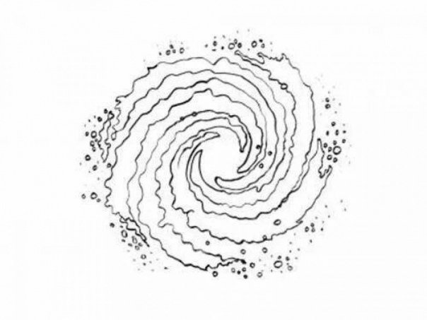 Галактика раскраска