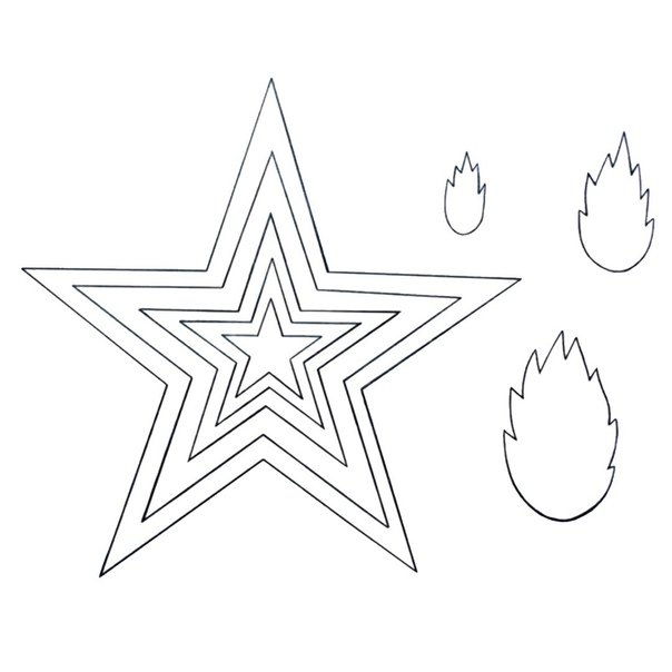 Звезды для вырезания