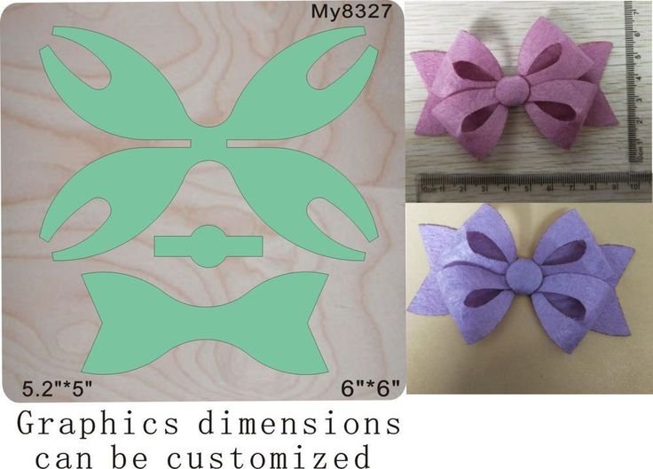 Шаблоны для бантиков из фоамирана