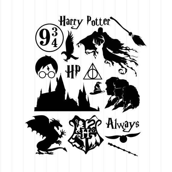 Наклейки эскизы Гарри Поттер
