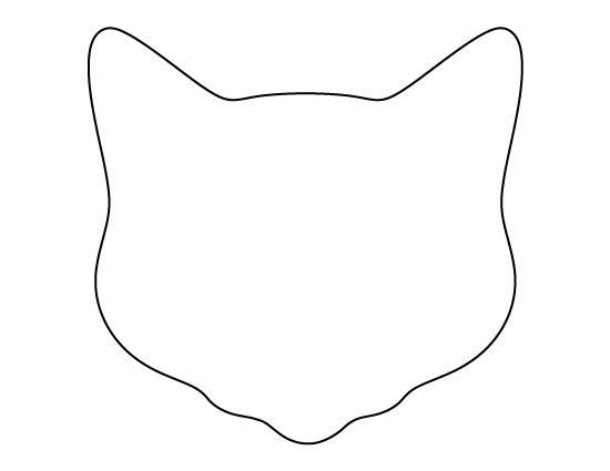 Контур кошачьей морды