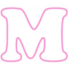 Пряничные буквы трафарет