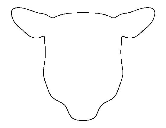 Баран трафарет