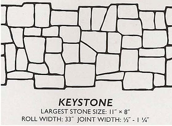 Трафарет камень на стену