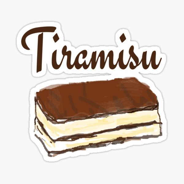 Тирамису надпись