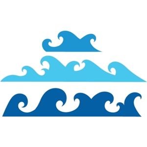 Волны для аппликации детям