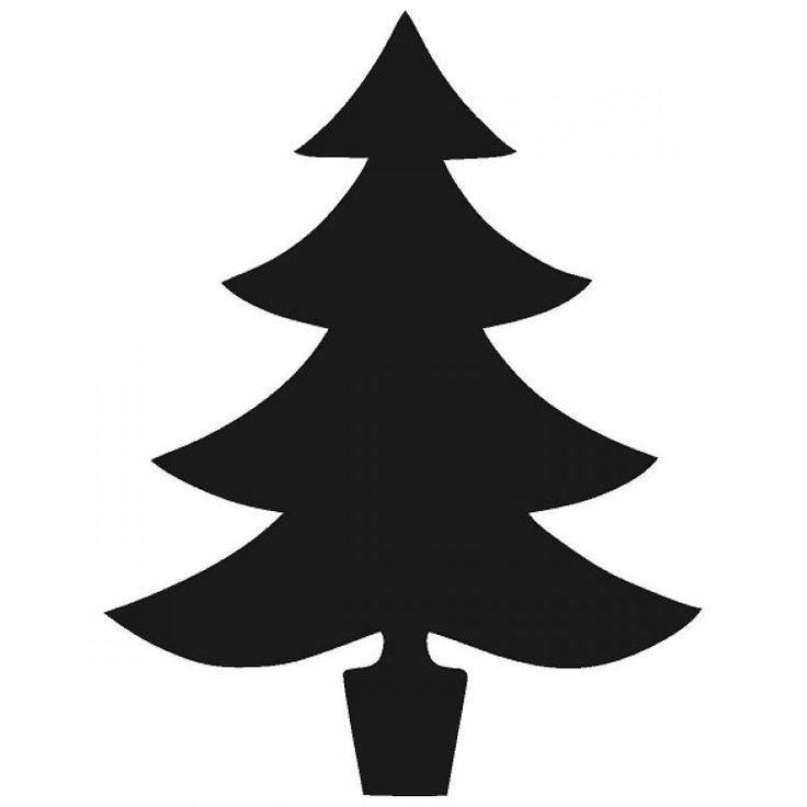 Елка силуэт