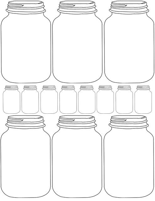 Распечатки баночки