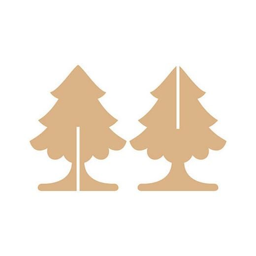 Макет ёлки из дерева