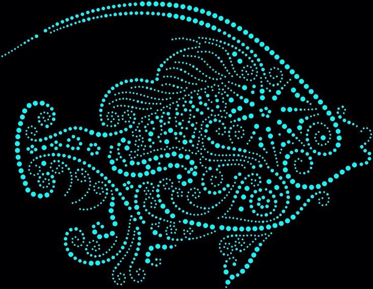 Точечная роспись орнамент