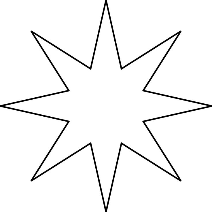 Трафарет звезды
