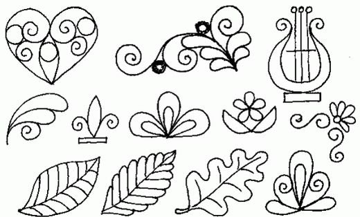 Несложный орнамент для рисования