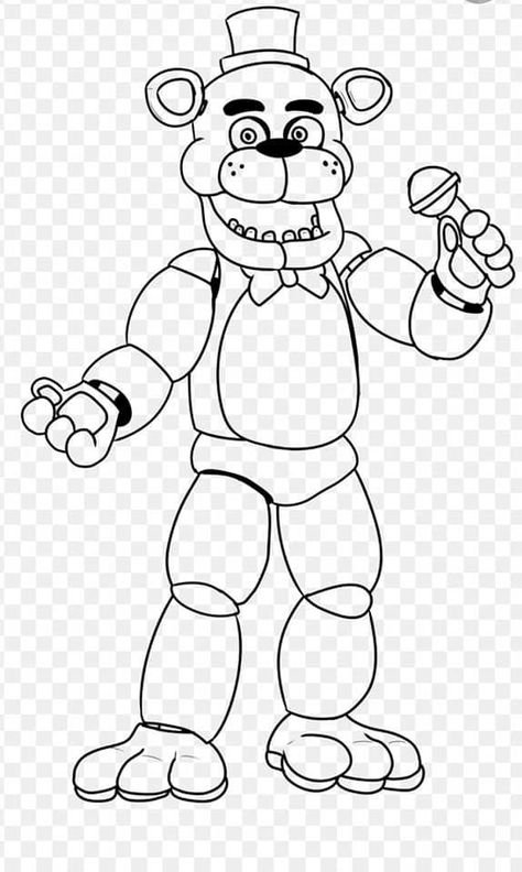 Фредди АНИМАТРОНИК раскраска