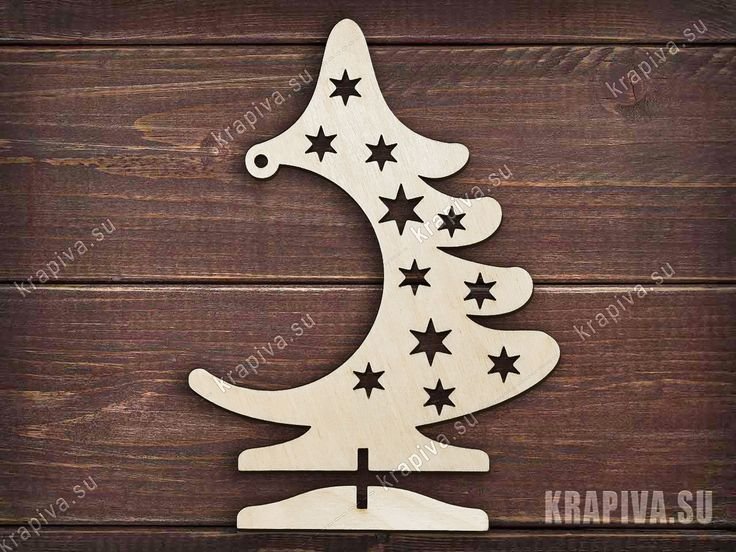 Новогодний декор из фанеры