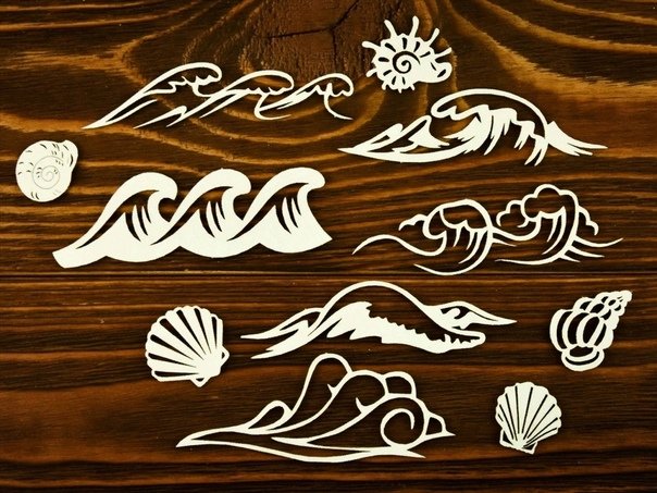 Орнамент волны