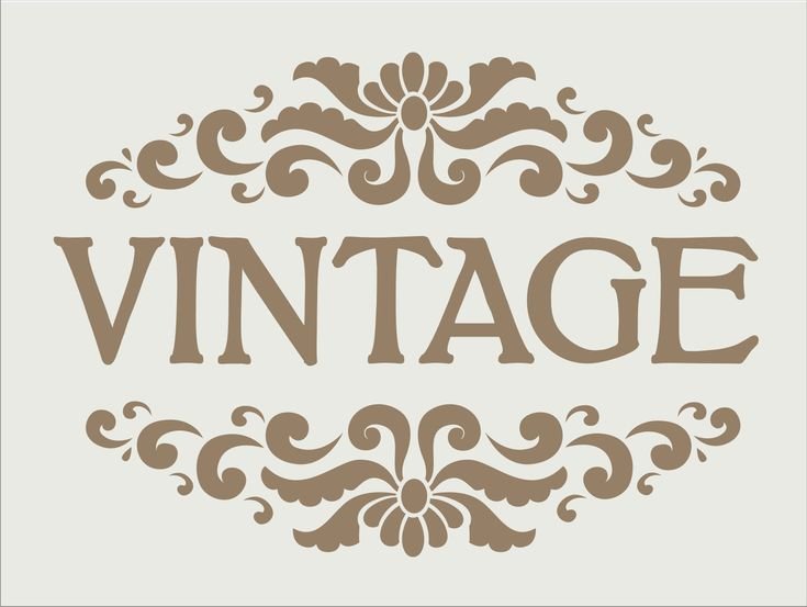 Надпись Винтаж