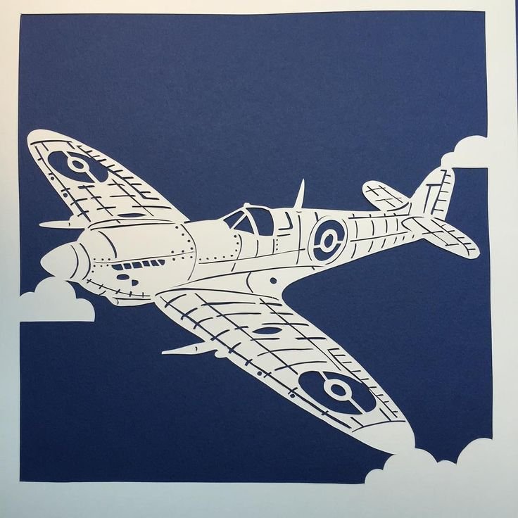 Вытынанки самолет