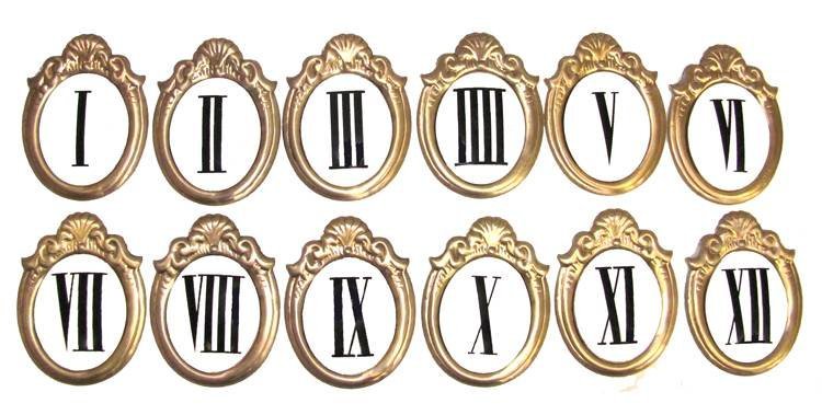 Цифры для циферблата