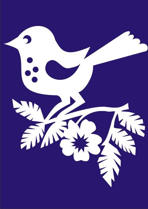 Вытынанка птицы