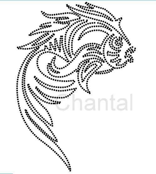 Точечная роспись трафареты