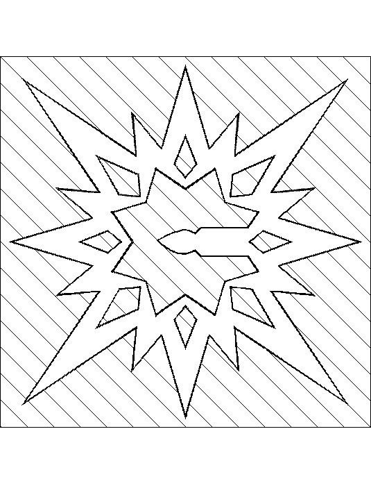 Вытынанки снежинки