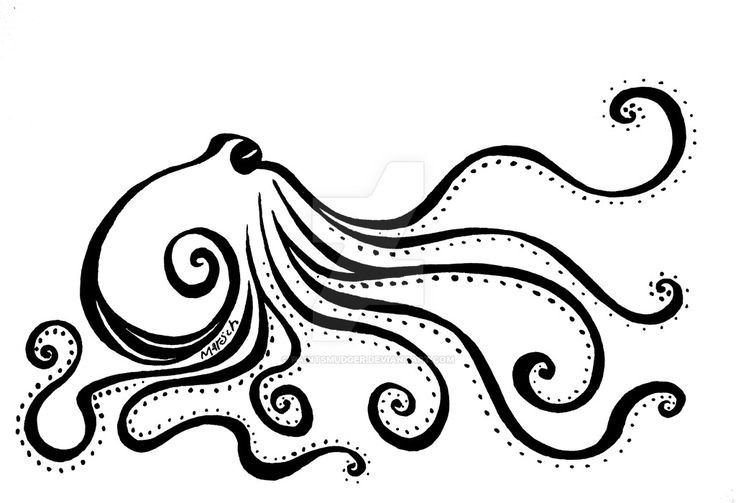 Стилизованный осьминог