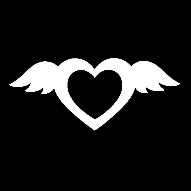 Трафарет сердечки