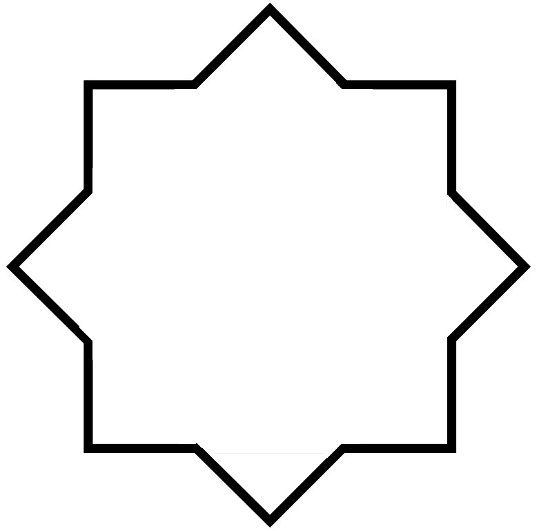 8 Угольник звезда