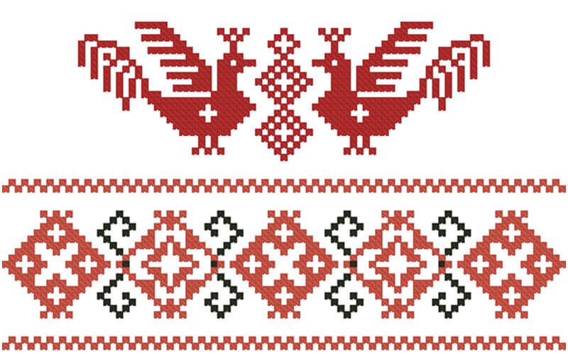 Народная вышивка марийцев